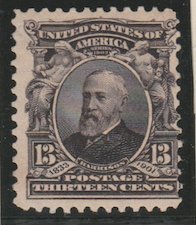 U.S. Scott #308 Harrison Stamp - Mint Single