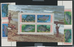 Namibia #755-8/758a  Single (Complete Set)