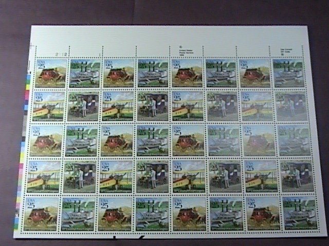 U.S.# 2434-2437(2437a)-MINT/NH--PANE OF 40--20 TH UPU CONGRESS--1989