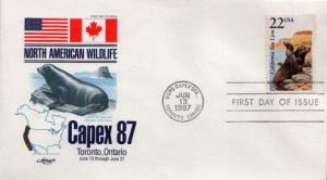 United States, First Day Cover, Marine Life