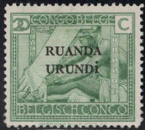 Ruanda-Urundi Scott 10 MH* stamp