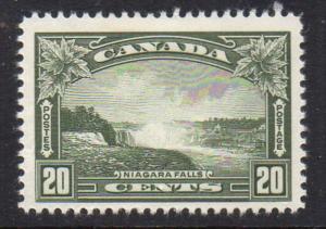 Canada Sc 225 1935 20c Niagara Falls stamp mint
