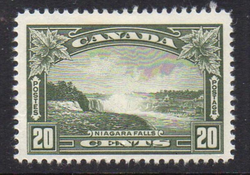 Canada Sc 225 1935 20c Niagara Falls stamp mint