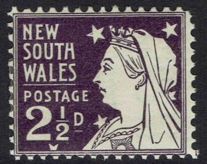 NEW SOUTH WALES 1897 QV 21/2D DIE II PERF 12