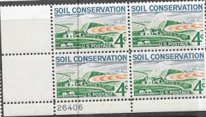 US #1133 Soil Conservation  4c  PB of 4 (MNH) CV $1.00