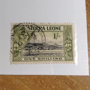 Sierra Leone  #  181  used