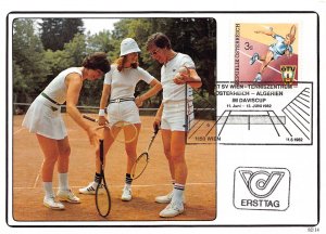 G026 Austria 1982 Sports Tennis maxicard