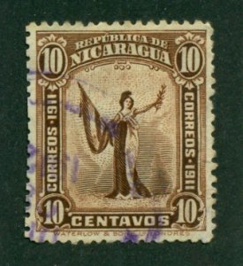 Nicaragua 1912 #301 U SCV (2020) = $0.25