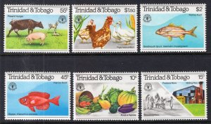 Trinidad and Tobago 348-353 MNH VF