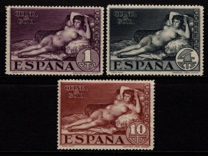 Spain 1930 Death Centenary of Goya, Naked Maja Set [Unused]