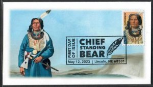 5798 - FDC  - 63c Chief Standing Bear - Wally Jr - BWP