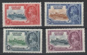 FALKLAND ISLANDS 1935 KGV SILVER JUBILEE SET