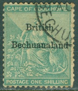 EDW1949SELL : BECHUANALAND 1885 Scott #9 Very Fine, Used. Catalog $190.00.