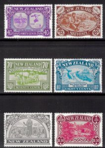 NEW ZEALAND 1989 Heritage; Scott 950-55; MNH