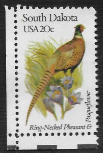 US #1993 20c State Birds and Flowers - South Dakota