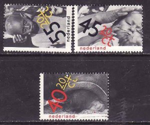 Netherlands-Sc#B556-8- id7-used semi-postal-1979-