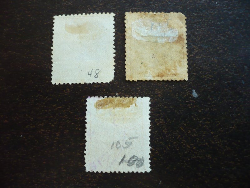 Stamps - Cuba - Scott# 122,125,128 - Used Partial Set of 3 Stamps