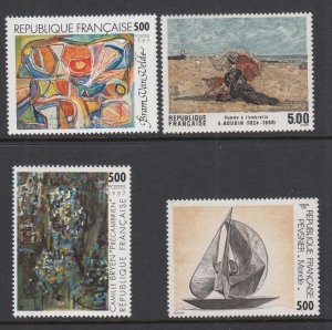 France 2038-2041 Paintings MNH VF