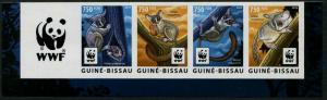 HERRICKSTAMP NEW ISSUES GUINEA BISSAU W.W.F. Senegal Bushbaby Imperf
