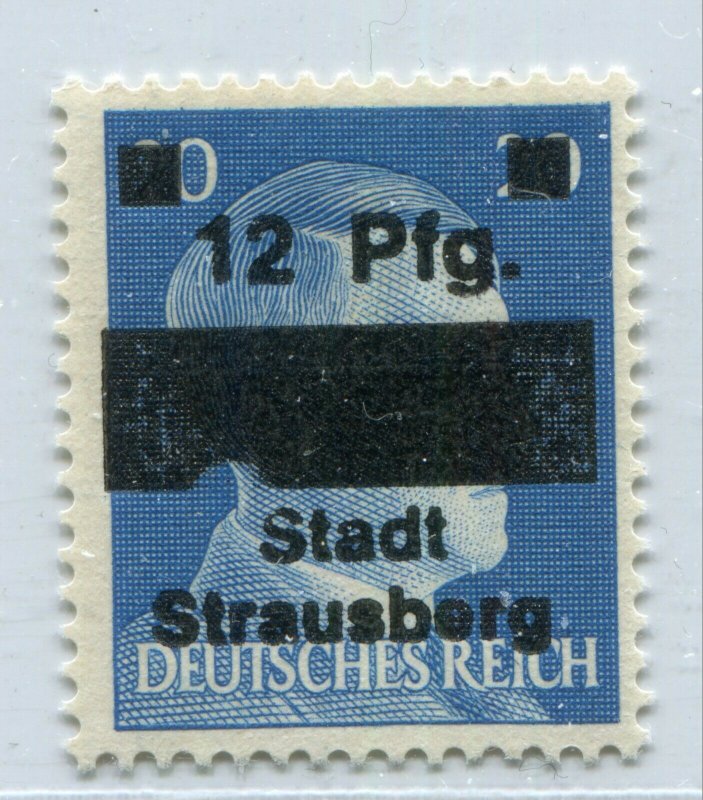 GERMANY SOVIET OCCUPATION ZONE LOCAL STRAUSBERG VERY RARE ESSAY II P PERFECT MNH