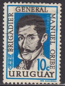 Uruguay 671 Gen. Manuel Oribe 1961