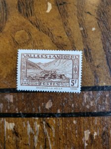 Stamps French Andorra Scott #61 nh