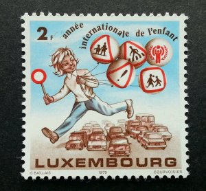 Luxembourg International Year Of The Child Road Safety 1979 Cartoon (stamp) MNH