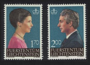 Liechtenstein Princess Marie Crown Prince Hans Adam 2v 1984 MNH SG#856-857