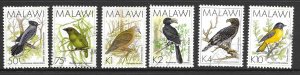 Malawi   528-33  1988  set 6  VF Used