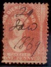 Australia-Tasmania 1869 SC#29 Used CO2