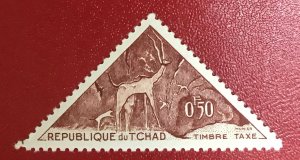 1962 Chad TChad Scott J24 Mint CV$0.30 Lot 891 Kudu postage due