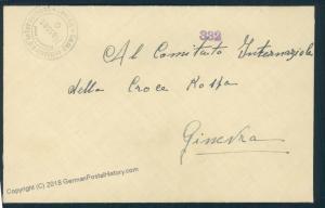 Switzerland WWII Internee Camp Messen Italian Prisoner Cover 53923