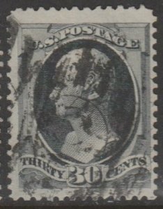 U.S. Scott Scott #165 Hamilton Stamp - Used Single