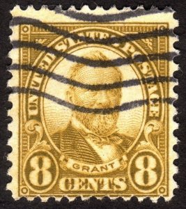 1927, US 8c, Ulysses S. Grant, Used, Sc 640