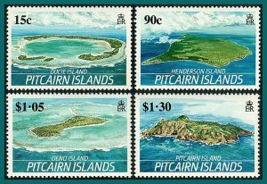 Pitcairn Islands 1989 Islands, MNH  #327-330,SG352-SG355