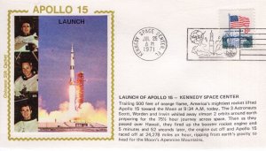 LAUNCH OF APOLLO 15  - KENNEDY SPACE CENTER, FL  1971 FDC17936