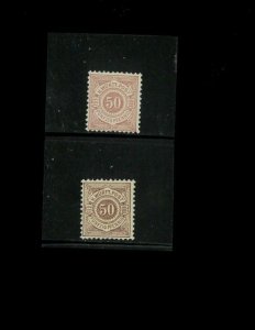 German States-Wurttemberg SC# 68 & 68a (crease) MH & NH. Cat.643.25. Better Item