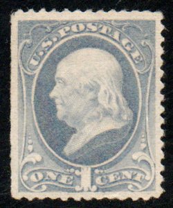 USA #206 VF/XF OG Hr, pretty color, SELECT!