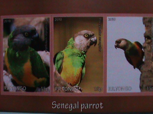 ​TONGA STAMP-SENEGAL  PARROT-MNH STAMP SHEET