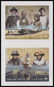 Canada 3274a Black History Amber Valley Willow Grove P vert pair A MNH 2021