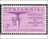 USA 1957 Mint SC1089 Corinthian Capital and Mushroom Type Head and *STOCK IMAGE*