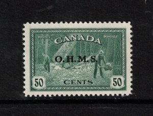 Canada #O9 Very Fine Never Hinged **With Certificate**