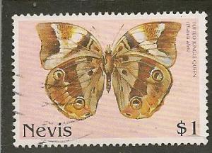 Nevis  Scott  1017e    Butterfly      Used