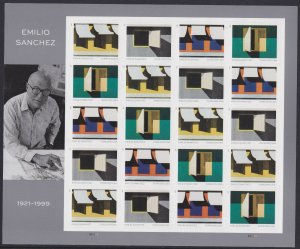 US 5594-5597 5597b Emilio Sanchez forever sheet (20 stamps) MNH 2021