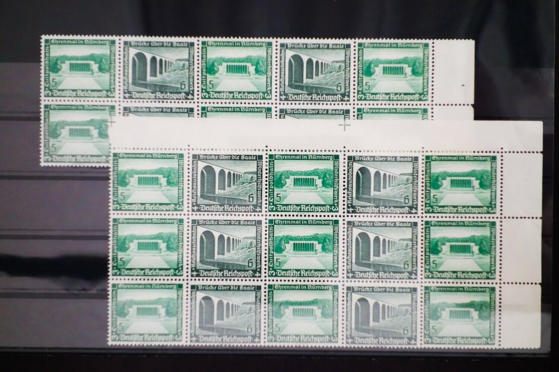 Germany Mint Tete-Beche Pairs Blocks Stamp Lot