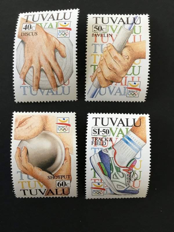 Tuvalu 612-615 VF MH. Scott $ 7.65