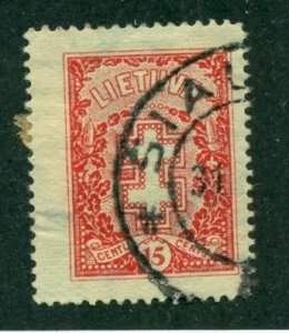 Lithuania 1927 #214 U SCV(2022) = $0.30