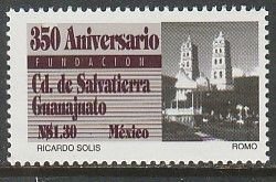 MEXICO 1892, SALVATIERRA, GUANAJUATO, 350th ANNIVERSARY. MINT, NH. VF.