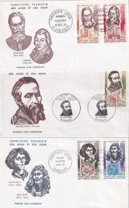 French Territories: Issas & Afars, FDCs, Sc #C83-C93 (46571)