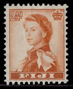 FIJI QEII SG302, 2½d orange-brown, LH MINT.